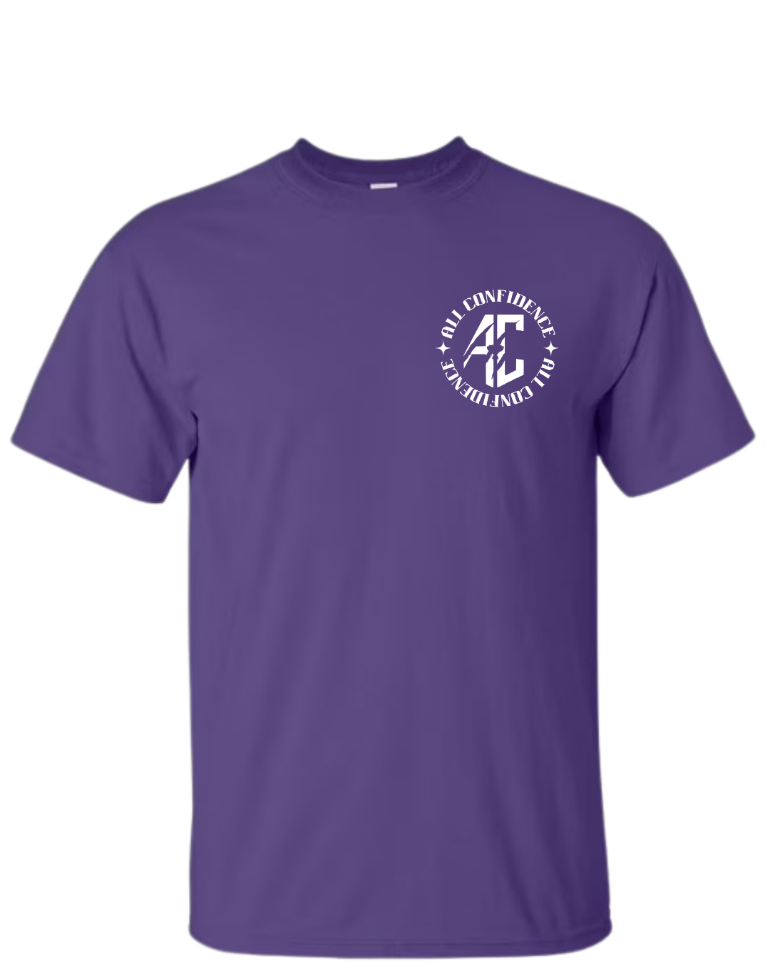 Purple Petals Short Sleeve Shirt